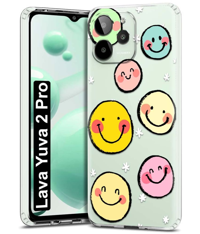     			Fashionury Multicolor Printed Back Cover Silicon Compatible For Lava YUVA 2 Pro ( Pack of 1 )