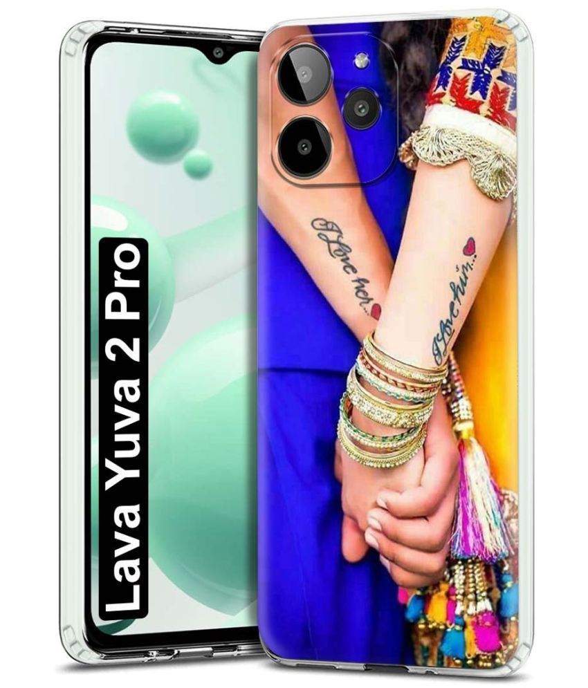     			Fashionury Multicolor Printed Back Cover Silicon Compatible For Lava YUVA 2 Pro ( Pack of 1 )