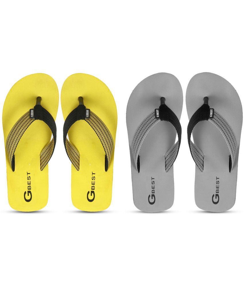     			GBest Multicolor Men's Thong Flip Flop