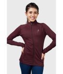 Fuaark - Maroon Polyester Women's Jacket