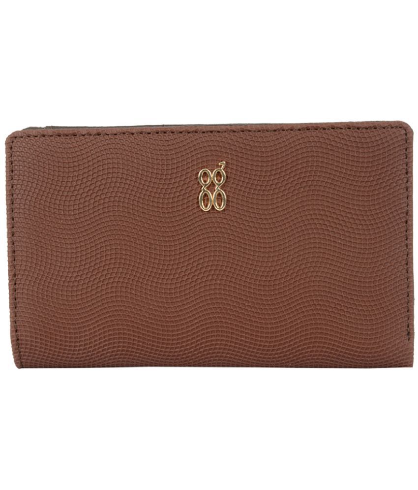     			Baggit Faux Leather Brown Women's Bi Fold Wallet ( Pack of 1 )