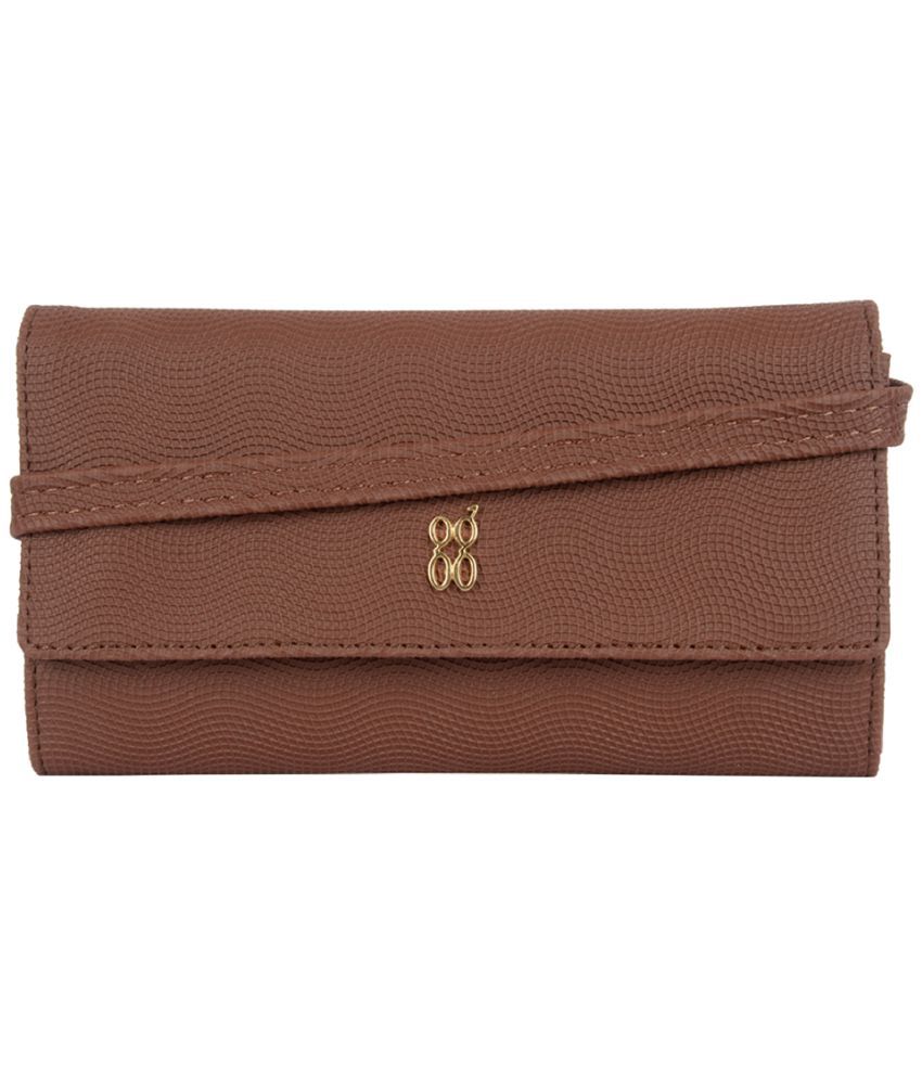     			Baggit Faux Leather Brown Women's Regular Wallet ( Pack of 1 )