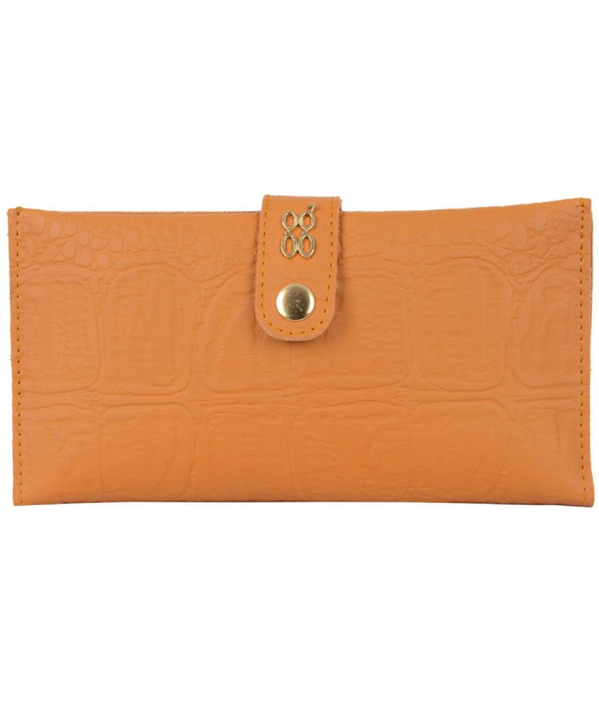     			Baggit Faux Leather Mustard Women's Bi Fold Wallet ( Pack of 1 )