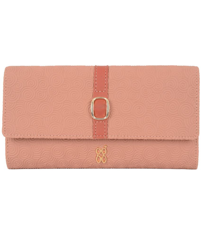     			Baggit Faux Leather Pink Women's Regular Wallet ( Pack of 1 )