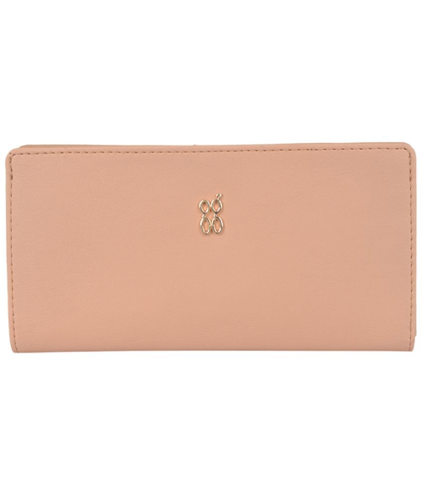     			Baggit Faux Leather Pink Women's Bi Fold Wallet ( Pack of 1 )