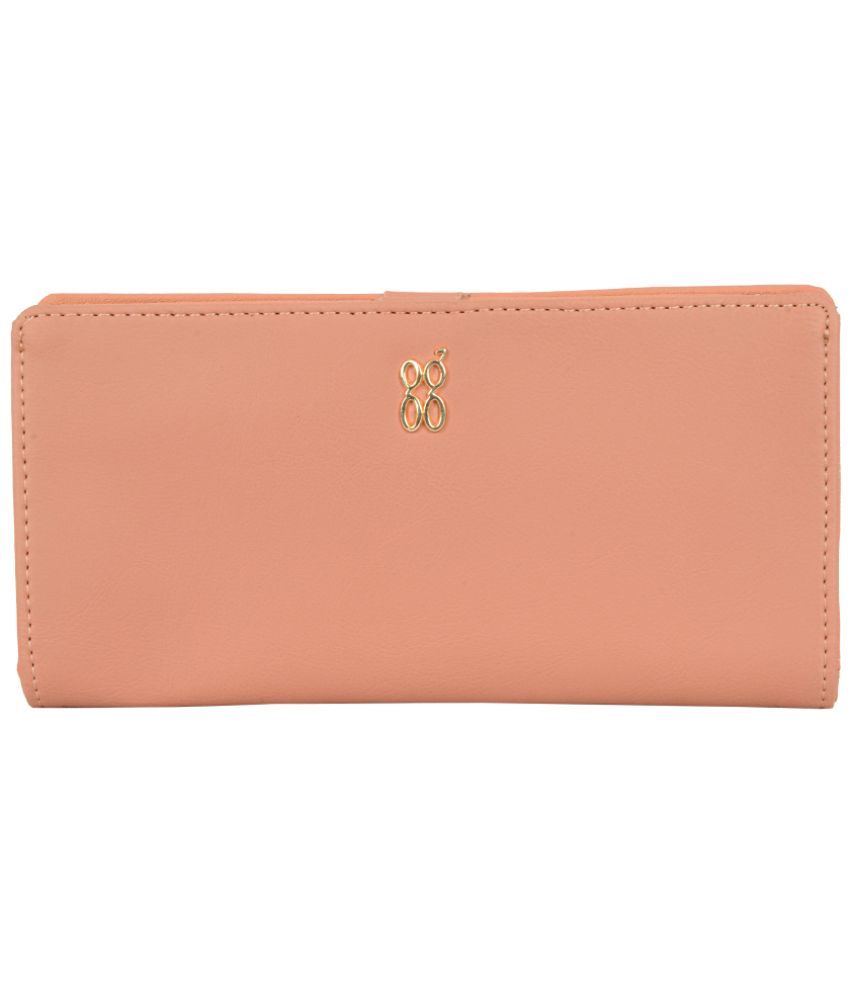     			Baggit Faux Leather Pink Women's Bi Fold Wallet ( Pack of 1 )