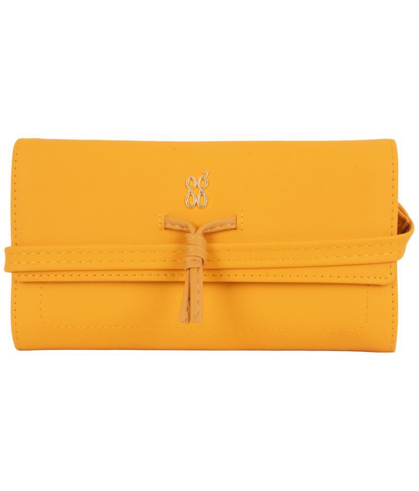     			Baggit Faux Leather Yellow Women's Regular Wallet ( Pack of 1 )