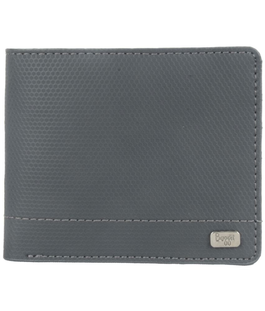     			Baggit Gray Faux Leather Men's Regular Wallet ( Pack of 1 )