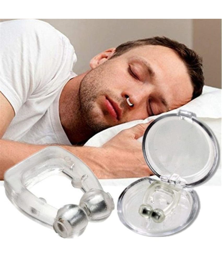     			Bhavyta Anti Snoring Devices for Men and Women Soft Silicon Nose Clip for Snore Free Sleep