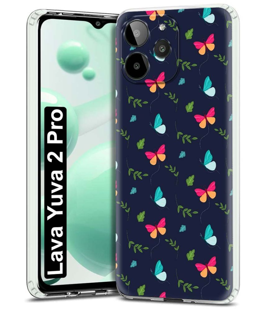     			Fashionury Multicolor Printed Back Cover Silicon Compatible For Lava YUVA 2 Pro ( Pack of 1 )