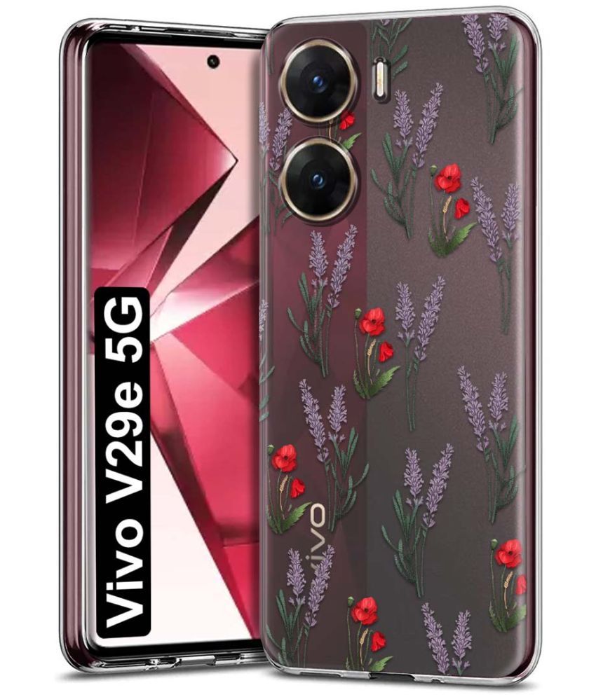     			Fashionury Multicolor Printed Back Cover Silicon Compatible For Vivo V29e ( Pack of 1 )