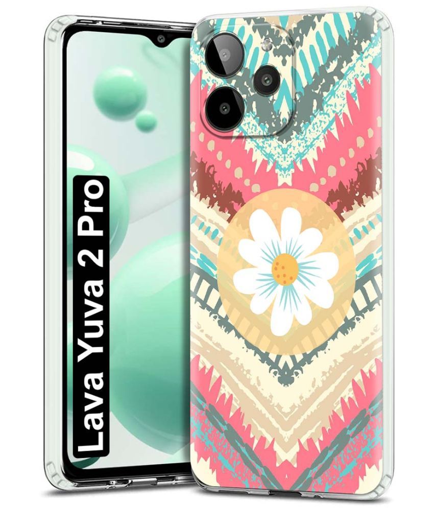     			Fashionury Multicolor Printed Back Cover Silicon Compatible For Lava YUVA 2 Pro ( Pack of 1 )