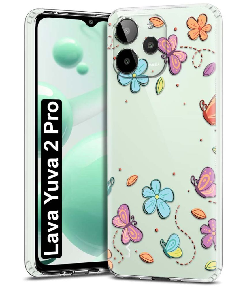     			Fashionury Multicolor Printed Back Cover Silicon Compatible For Lava YUVA 2 Pro ( Pack of 1 )