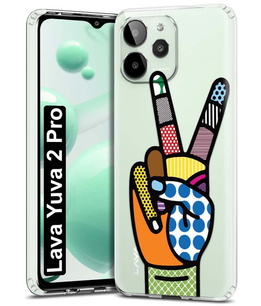     			Fashionury Multicolor Printed Back Cover Silicon Compatible For Lava YUVA 2 Pro ( Pack of 1 )