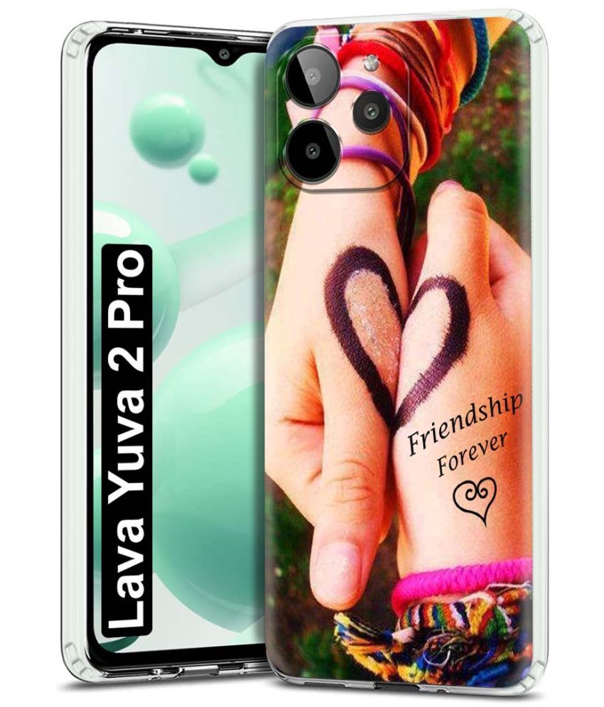     			Fashionury Multicolor Printed Back Cover Silicon Compatible For Lava YUVA 2 Pro ( Pack of 1 )