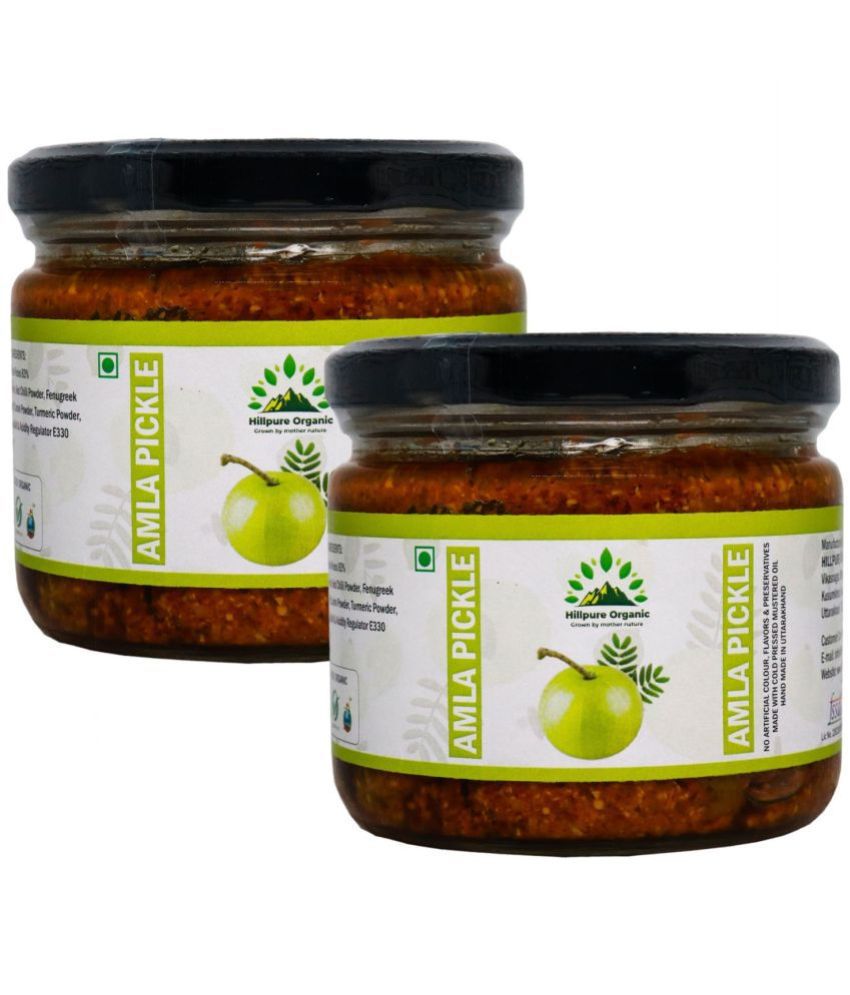     			Hillpure Organic Amla Pickle Pickle 300 g Pack of 2