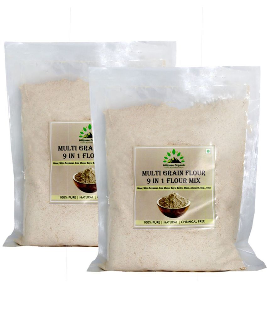     			Hillpure Organic Multi Grain Flour 1000 gm Pack of 2