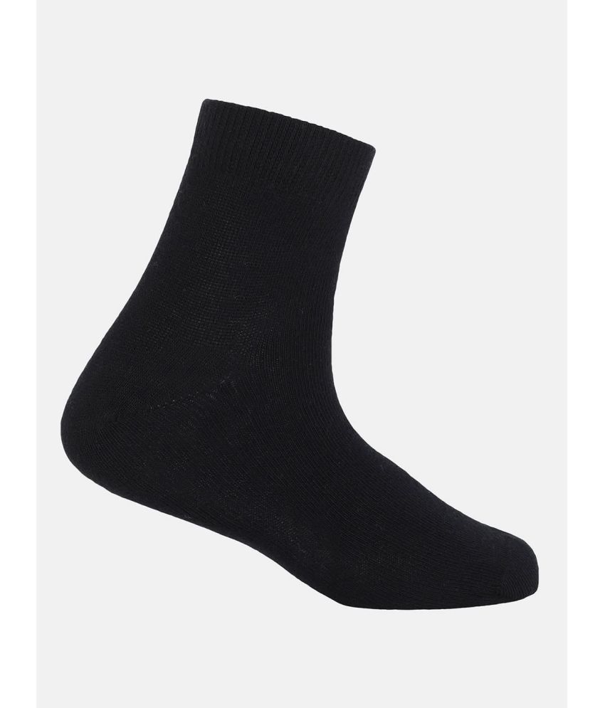     			Jockey 7801 Kid's Compact Cotton Stretch Solid Ankle Length Socks - Black