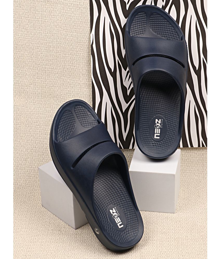     			Neoz Navy Men's Slide Flip Flop