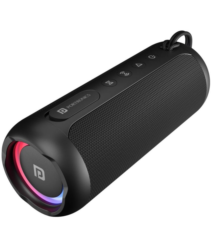     			Portronics Breeze 5 25 W Bluetooth Speaker Bluetooth V 5.3 with USB,Aux,SD card Slot Playback Time 6 hrs Black