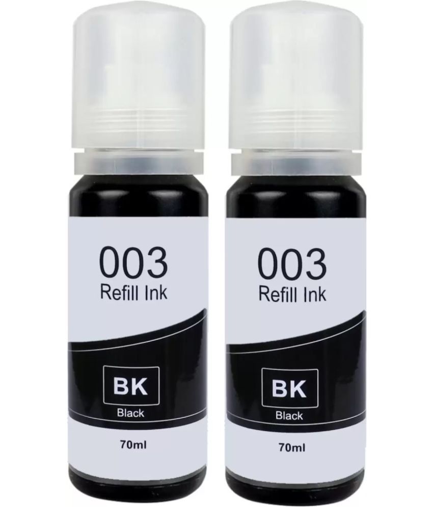     			TEQUO 003 Ink Black Pack of 2 Cartridge for Ink Printers Models: L3110, L3100, L3101, L3115, L3116, L3150, L3151, L3152, L3156