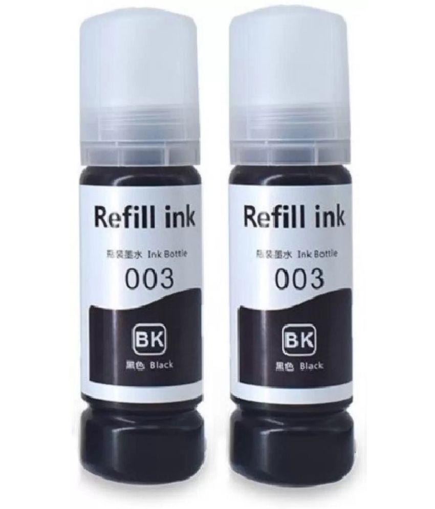     			TEQUO L3110 Ink For 003 Black Pack of 2 Cartridge for 003 Ink for E_pson L3110 L3150 L3115 L3116 L3101 L3210 L3215 L3216 L3250 L3151 L3152 L3156