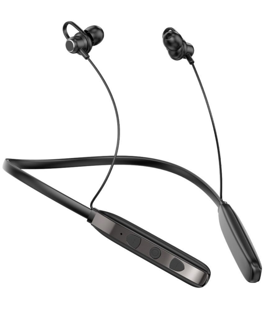     			Tecsox In-the-ear Bluetooth Headset with Upto 20h Talktime Deep Bass - Black