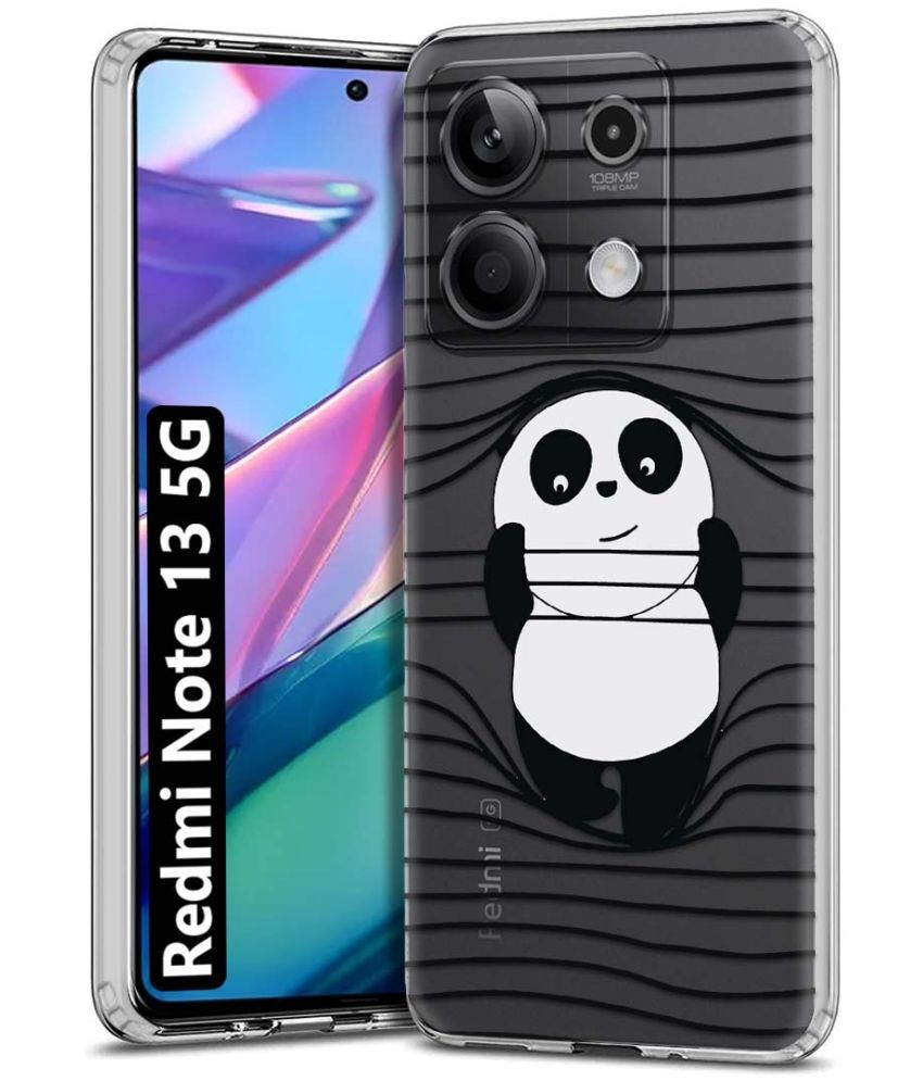     			NBOX Multicolor Printed Back Cover Silicon Compatible For Redmi Note 13 5G ( Pack of 1 )