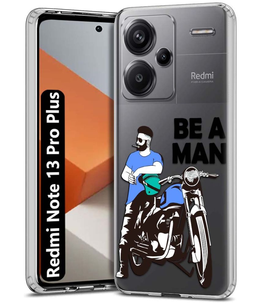     			NBOX Multicolor Printed Back Cover Silicon Compatible For Redmi Note 13 Pro Plus 5G ( Pack of 1 )