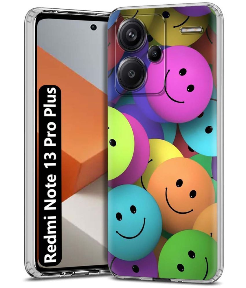     			NBOX Multicolor Printed Back Cover Silicon Compatible For Redmi Note 13 Pro Plus 5G ( Pack of 1 )