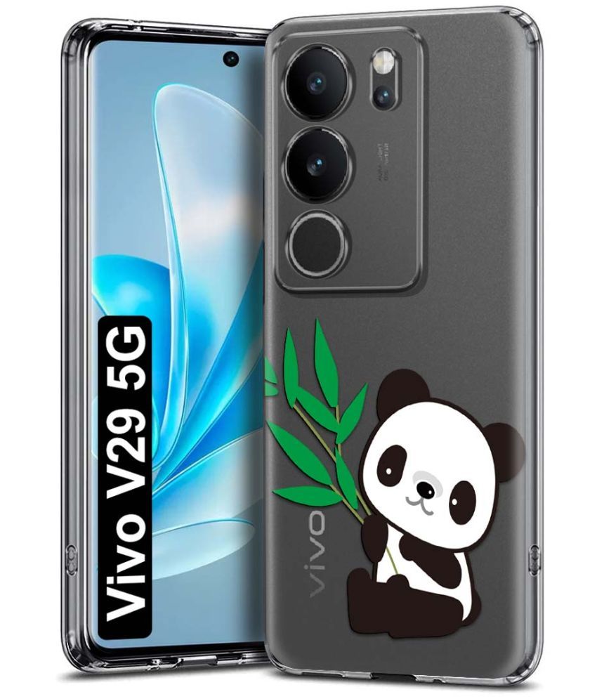     			NBOX Multicolor Printed Back Cover Silicon Compatible For Vivo V29 5G ( Pack of 1 )