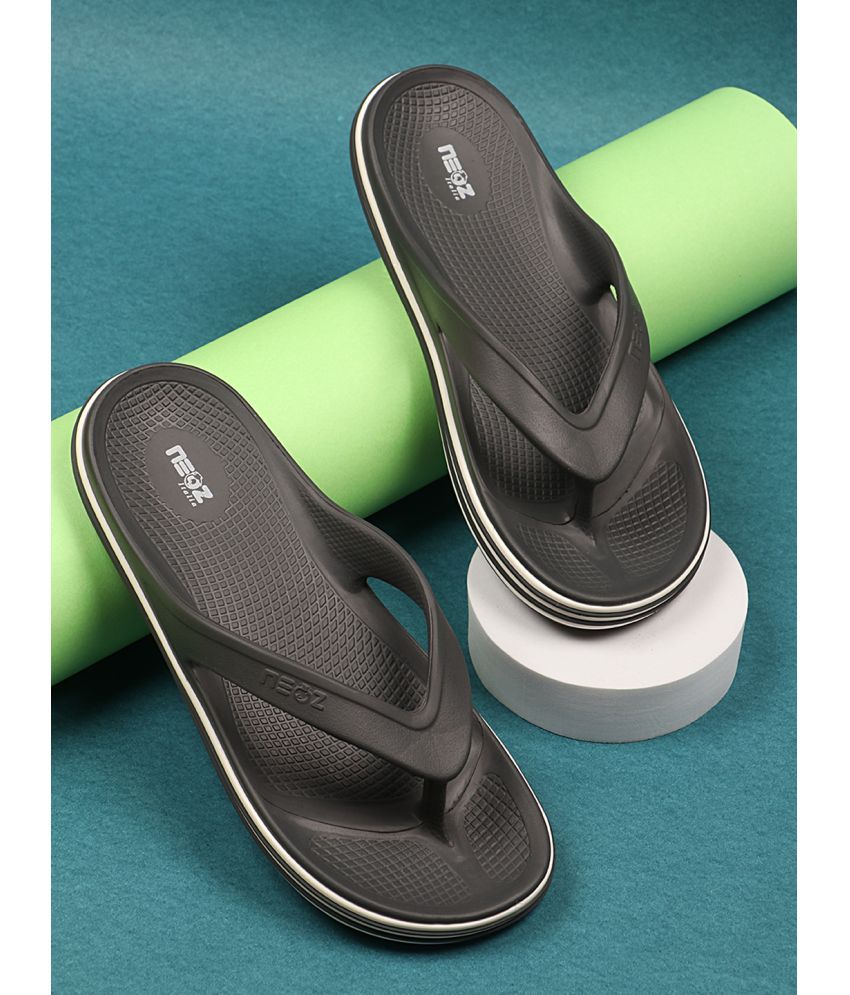     			Neoz Dark Grey Women's Flip Flop