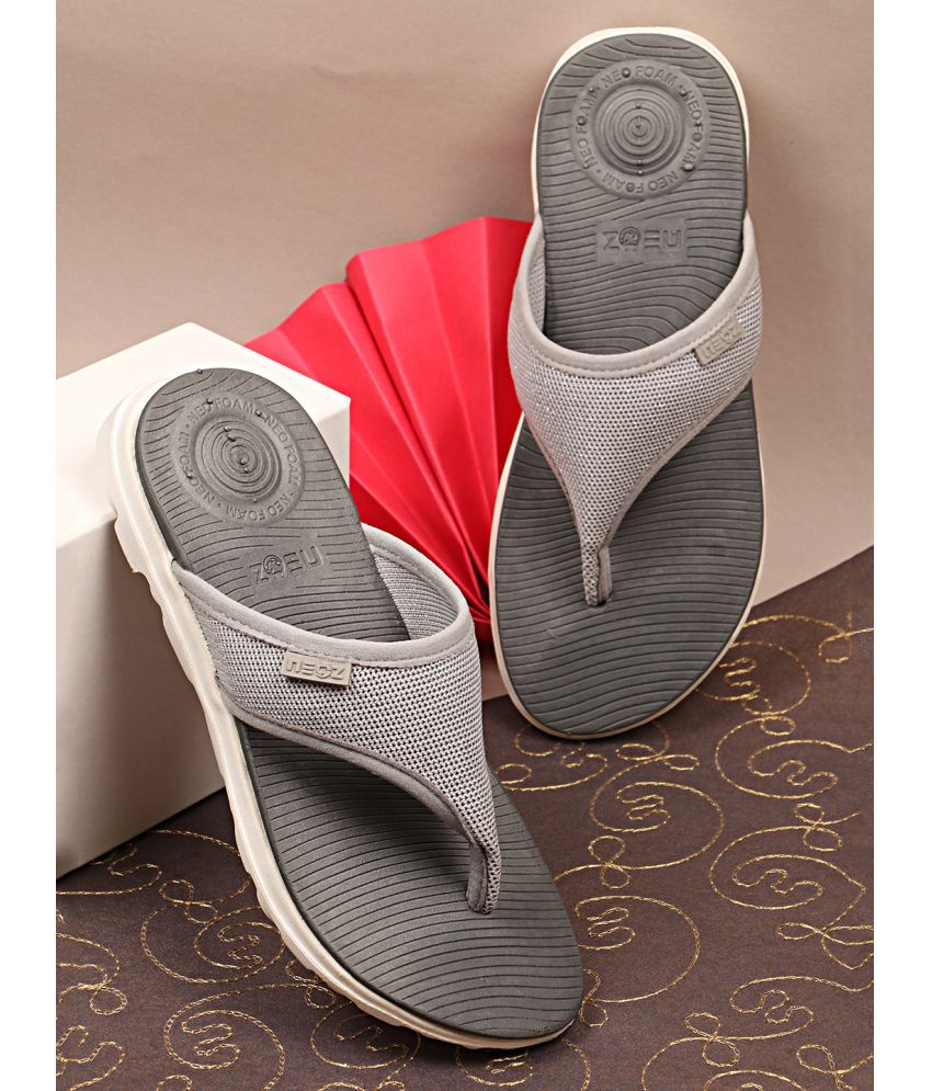     			Neoz Light Grey Women's Flip Flop