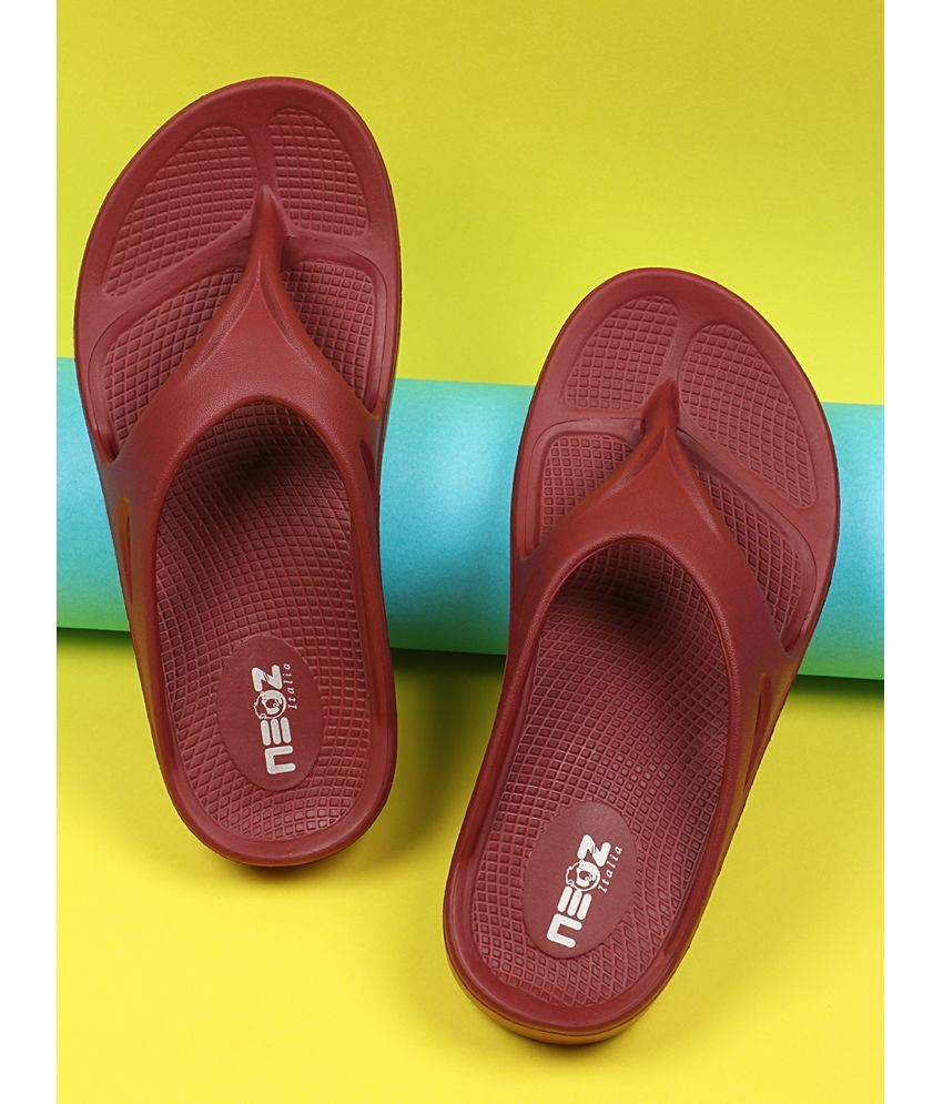     			Neoz Maroon Women's Flip Flop