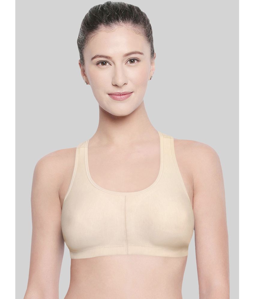     			Bodycare Beige Cotton Blend Non Padded Women's Racerback bra ( Pack of 1 )