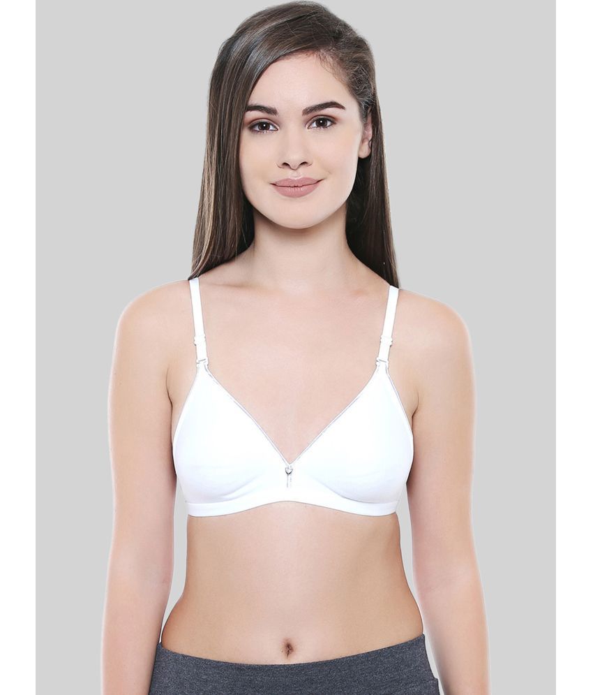     			Bodycare White Cotton Non Padded Women's Everyday Bra ( Pack of 1 )
