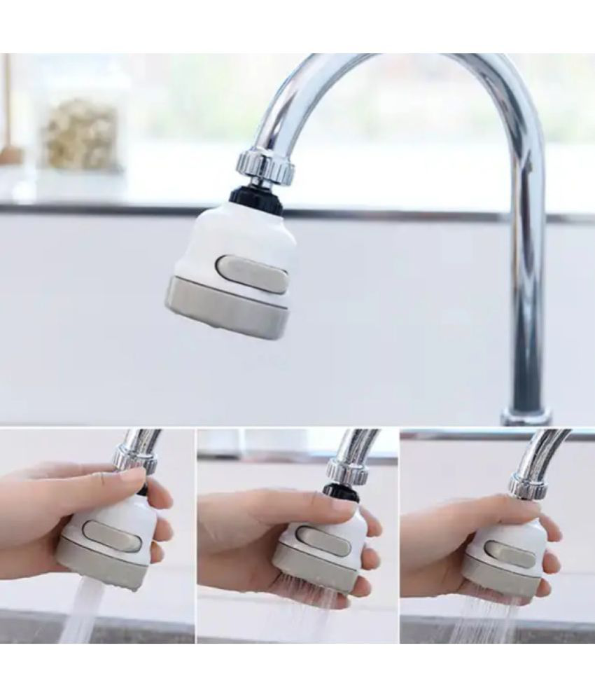     			HOMETALES BATHROOM,WATER FAUCET KITCHEN TAP,SINK TAP 3 MODE Plastic(ABS) Health Faucet (Water Sprayer)