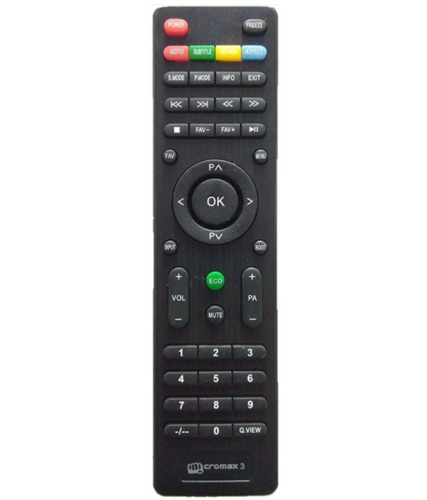     			SUGNESH New TvR-54 TV Remote Compatible with Micromax Smart led/lcd