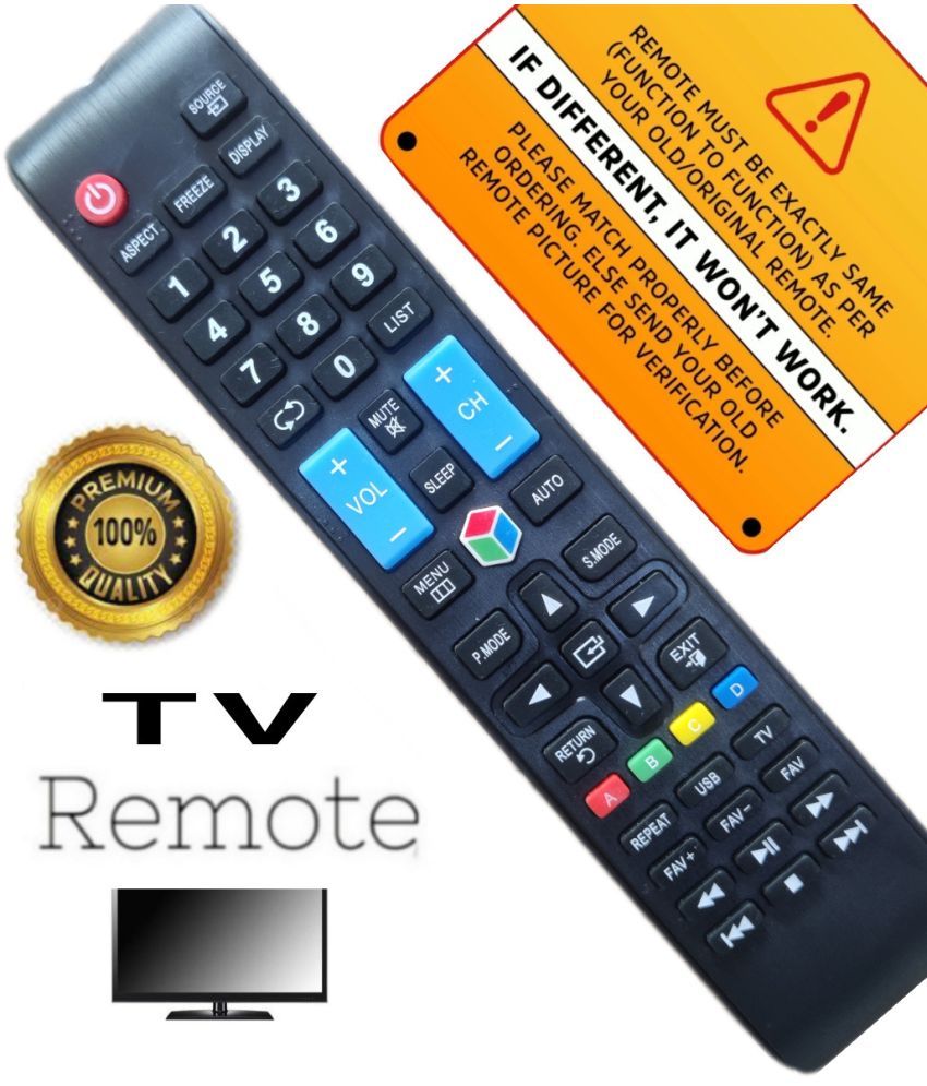     			SUGNESH Old TvR-12 TV Remote Compatible with china assemble/mitsonic Smart