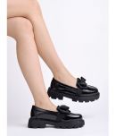 Shoetopia Black Women's Loafers