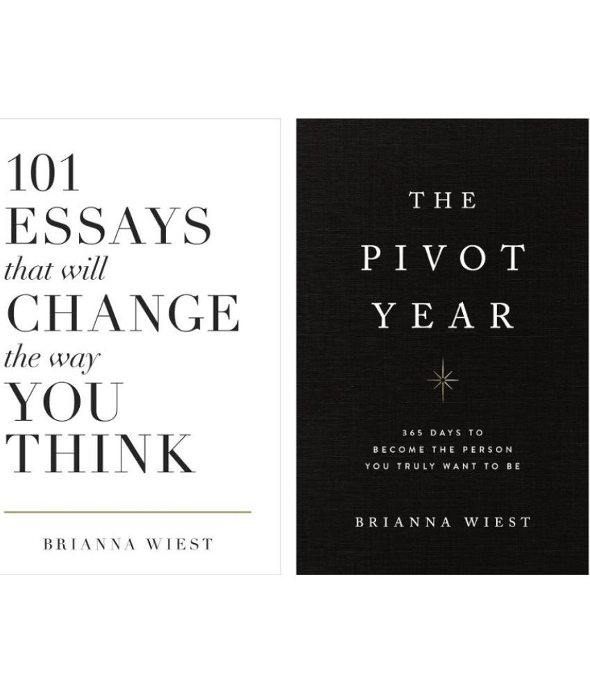     			Brianna Wiest 2 Books Set: 101 Essays & Pivot Year (English, Paperback)