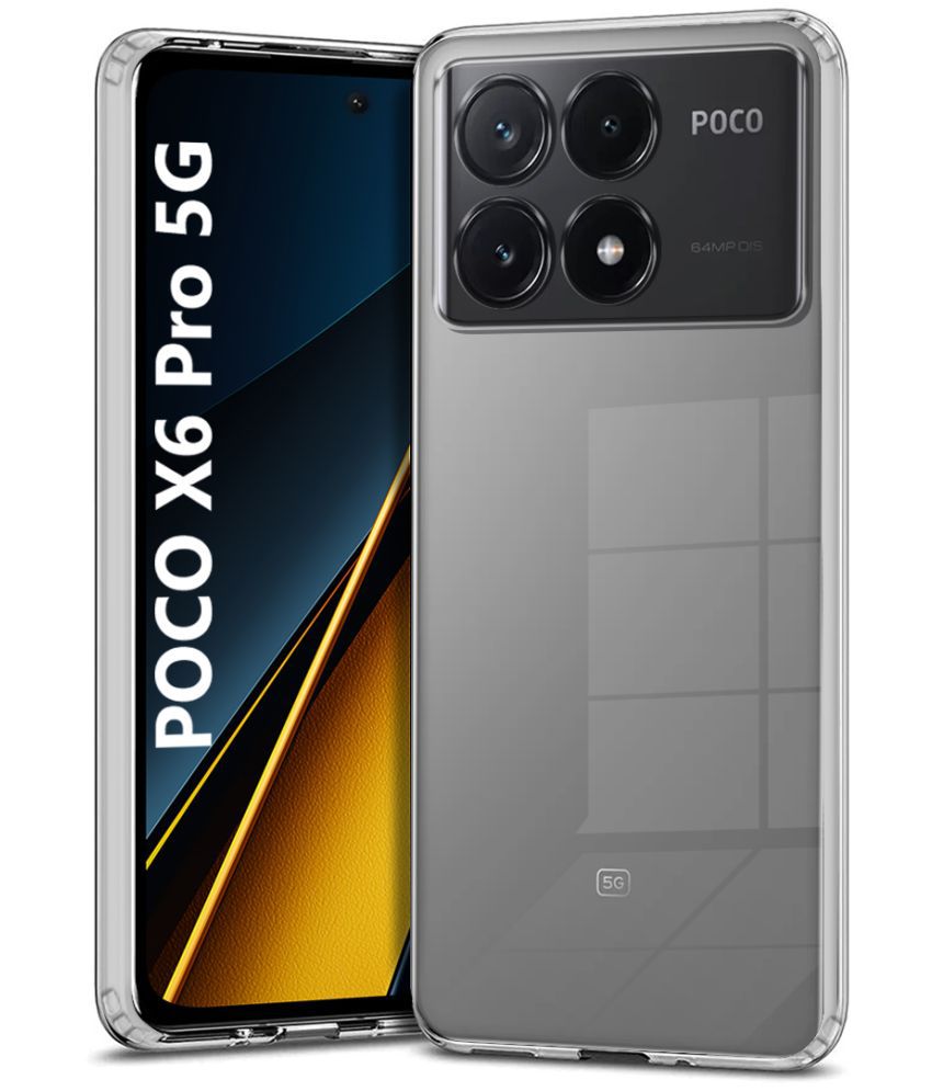    			Fashionury Plain Cases Compatible For Silicon POCO X6 Pro 5G ( Pack of 1 )