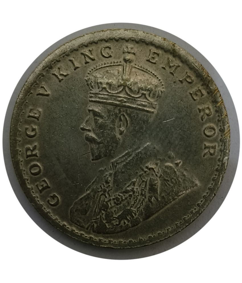     			GEORGE V KING EMPEROR ONE RUPEE SILVER COIN (1922)