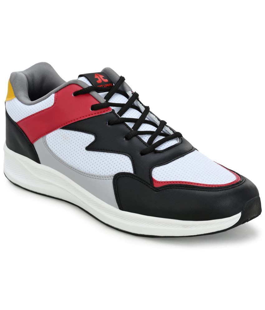     			OFF LIMITS ROGER B&T White Men's Sports Running Shoes