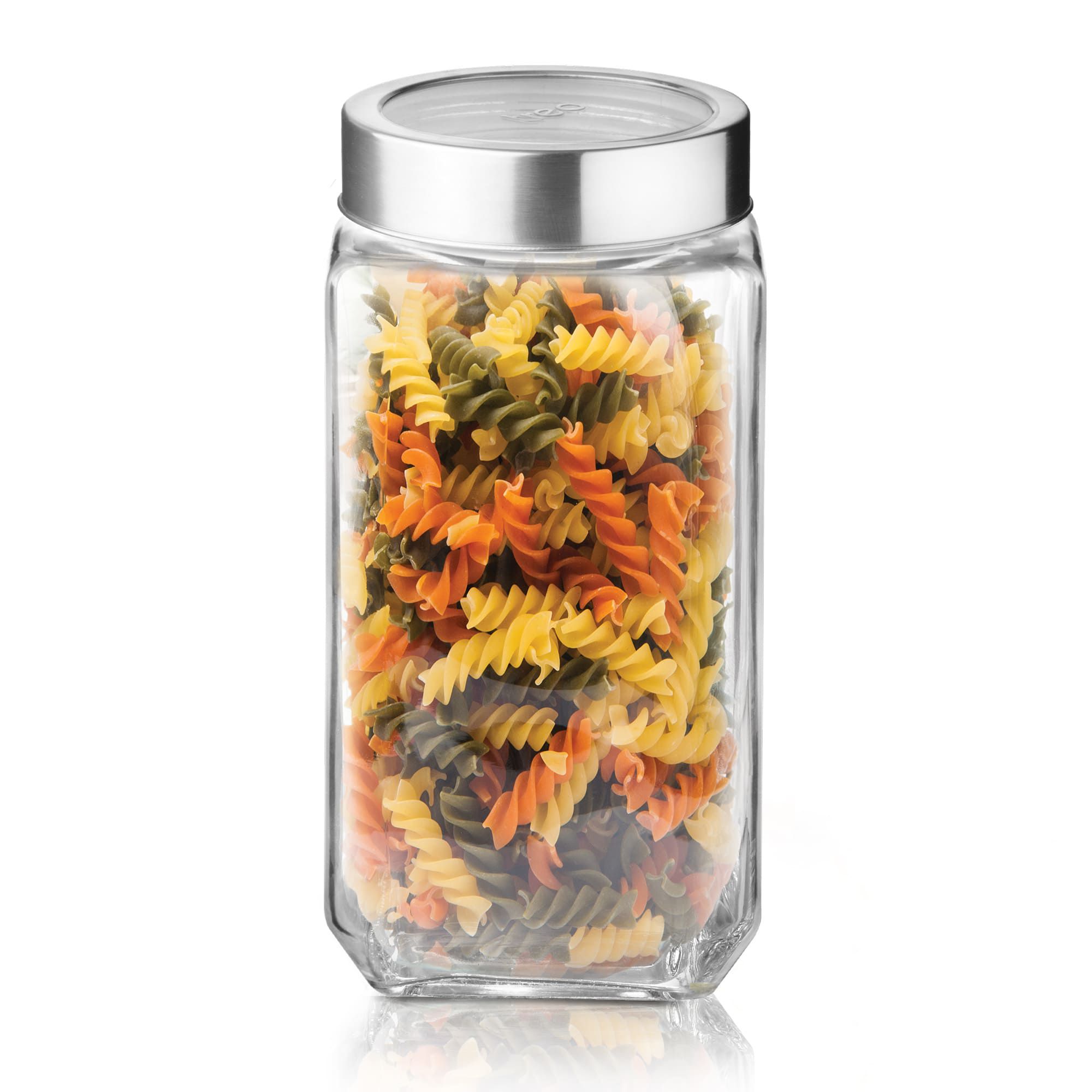     			Treo By Milton Cube Storage Glass Jar, 1 Piece, 1000 ml, Transparent