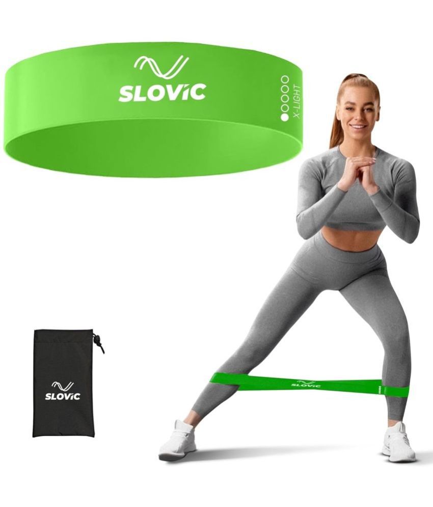     			Slovic Rubber Compact Resistance Band Green - Medium to Heavy Resistance