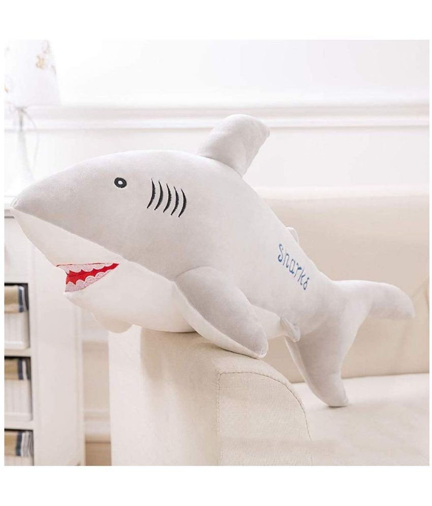     			Tickles Ocean Shark Super Soft Stuffed Plush Animal Toy for Girls & Boys Kids Babies Birthday Gift (Size: 35cm Color: Grey)