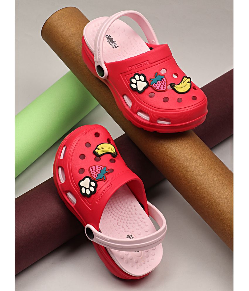     			Welcome - Pink Boy's Clogs ( 1 Pair )