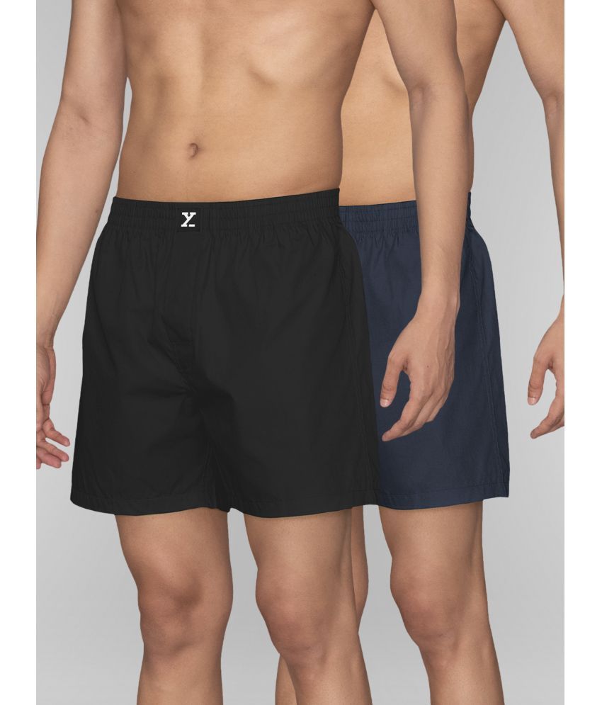     			XYXX Multicolor Cotton Men's Boxer- ( Pack of 2 )