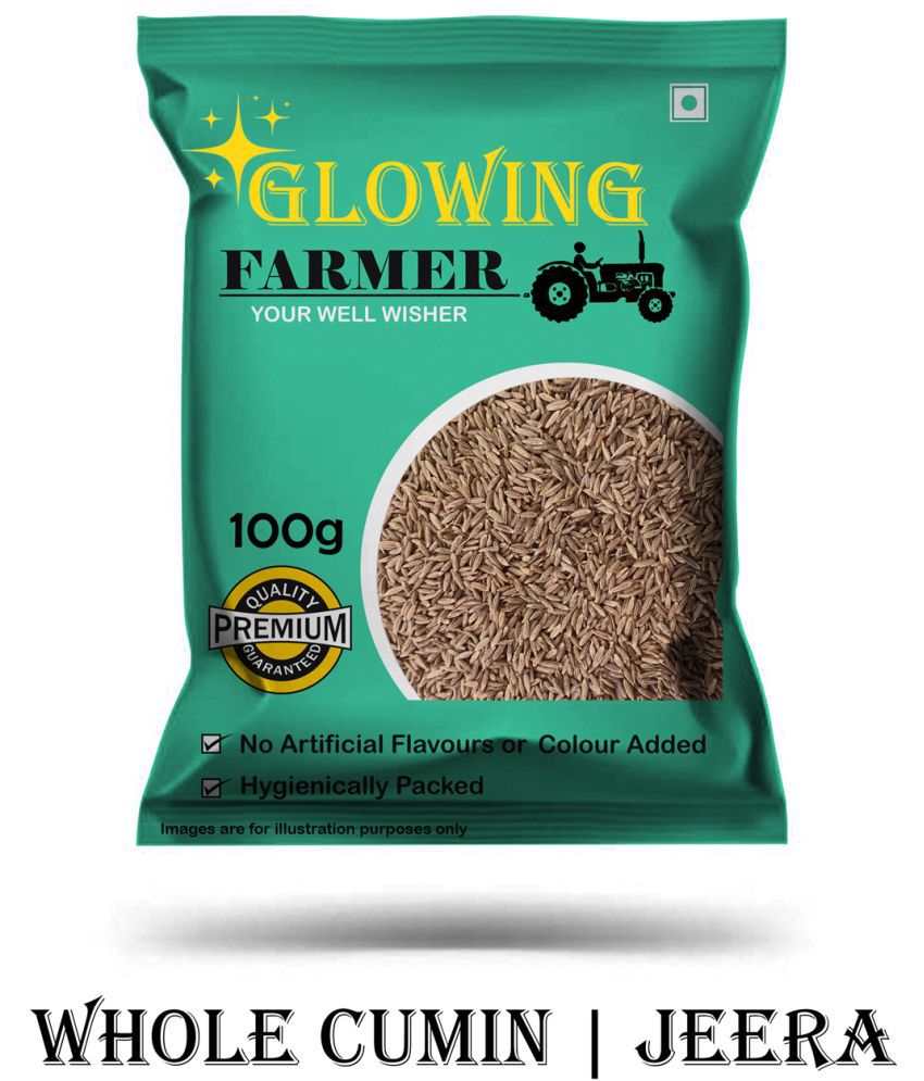     			GLOWING FARMER Whole Cumin Seeds / Jeera (Sabut) 100 gm